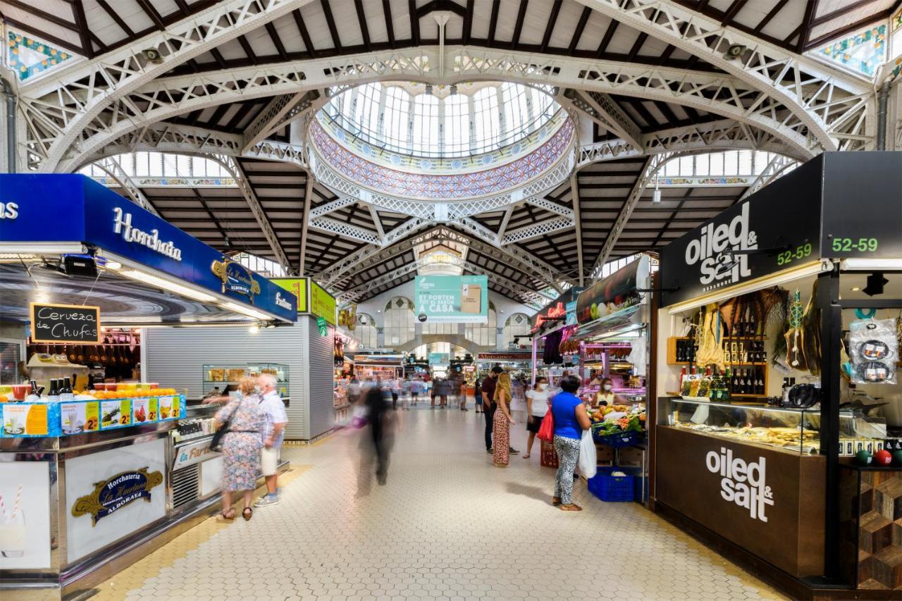 Ttdssa Vlc Ramellets Street Central Market Valencia Kültér fotó